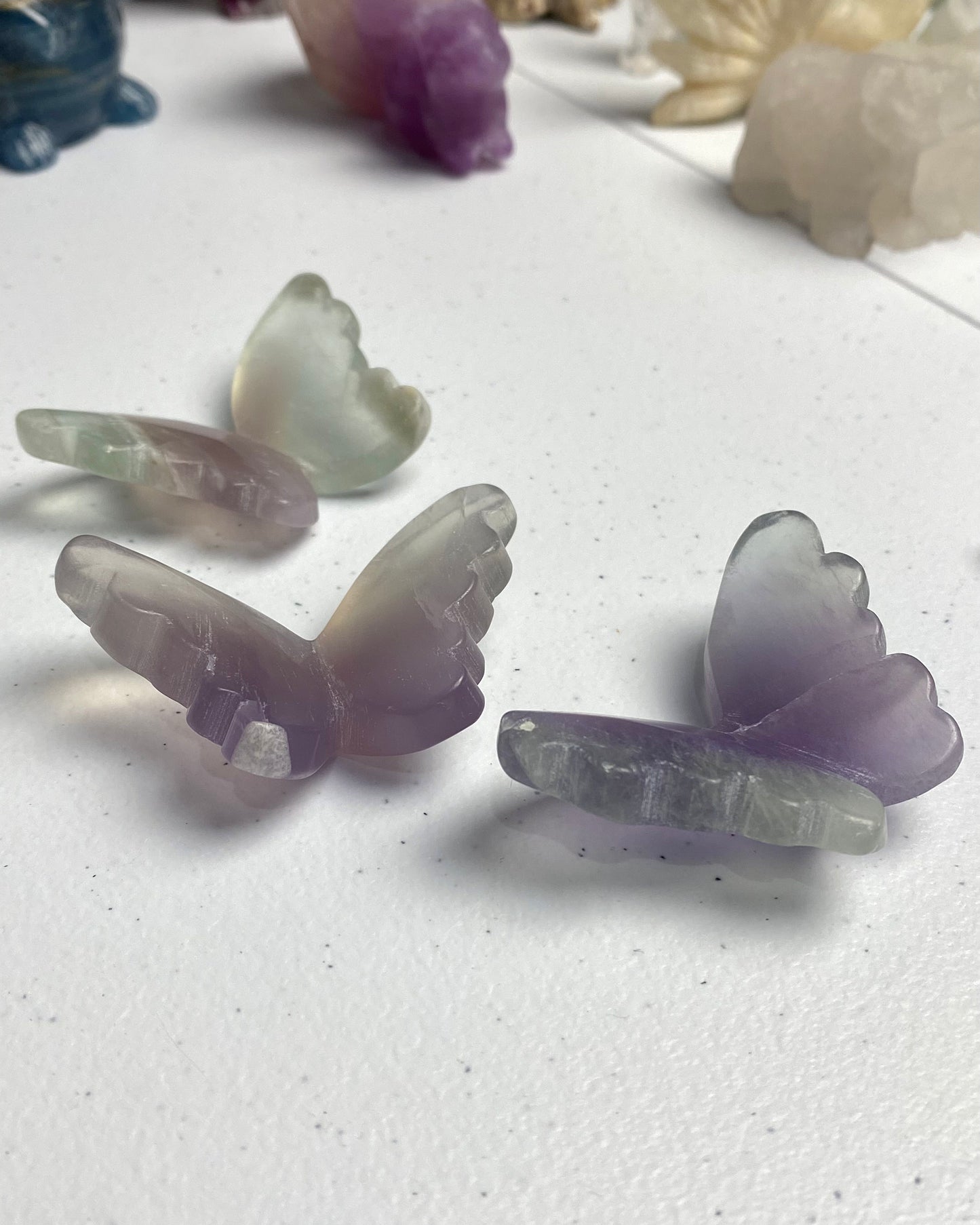 Lavender Fluorite Butterfly
