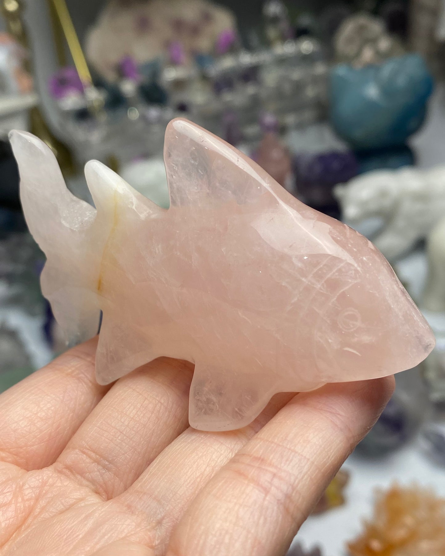 Rose Quartz Fish