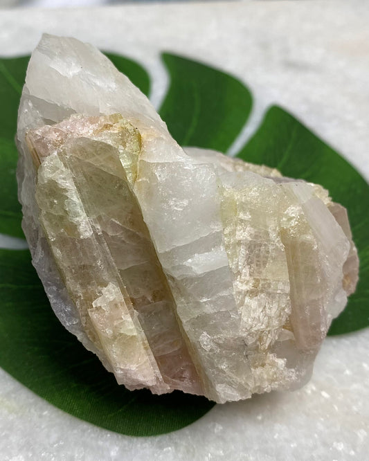 Pink & Green Tourmaline with Quartz