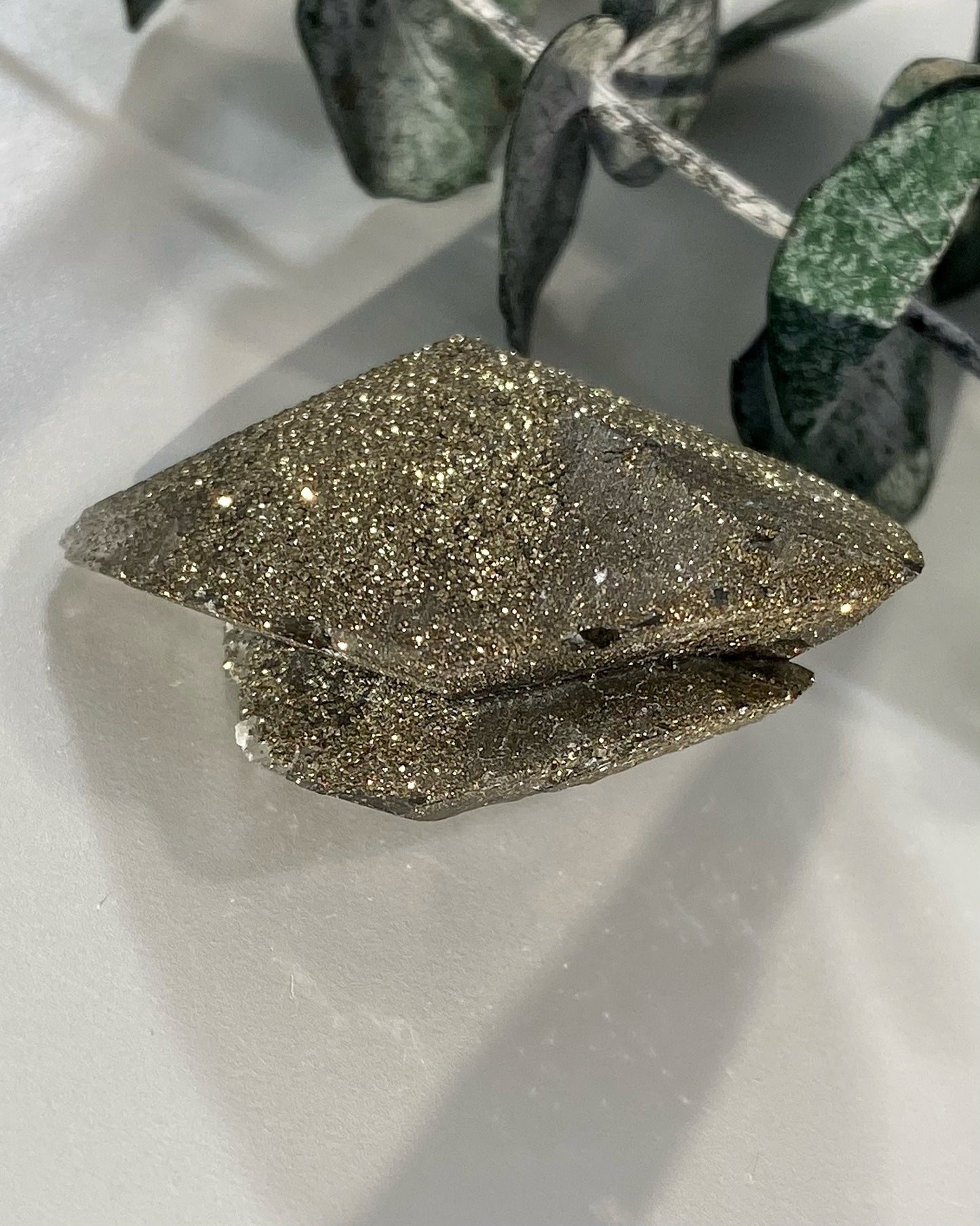 Benz Calcite with Pyrite Natural Formation