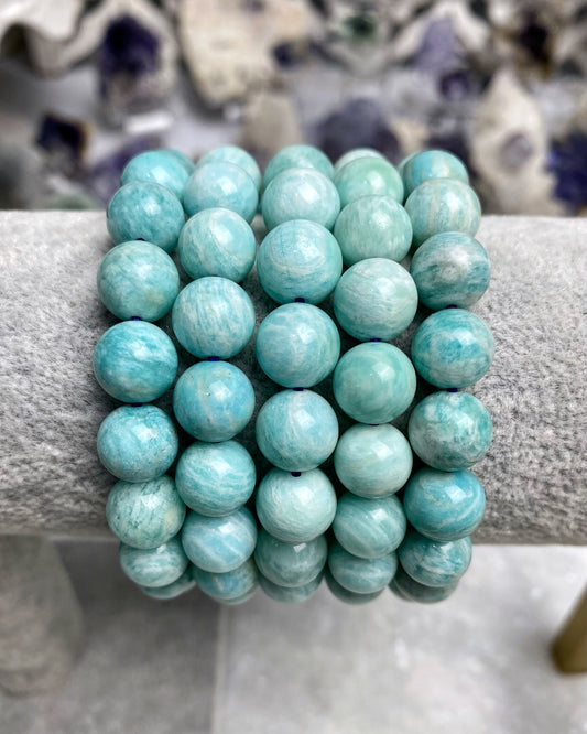 Blue Green Amazonite Bracelet