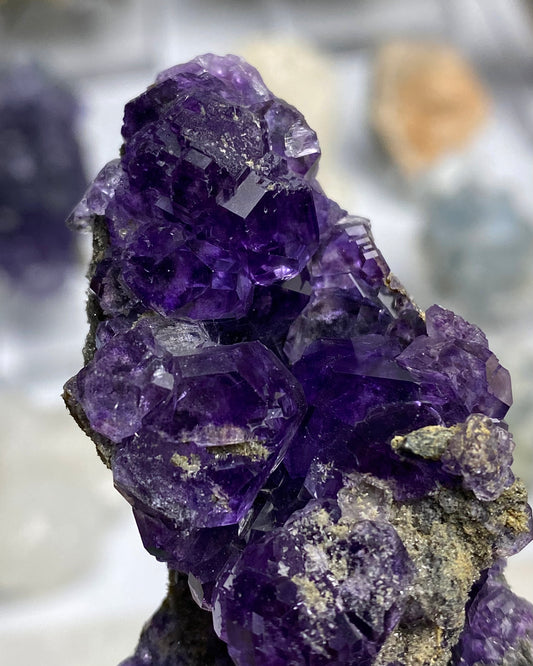 Tanzanite Fluorite