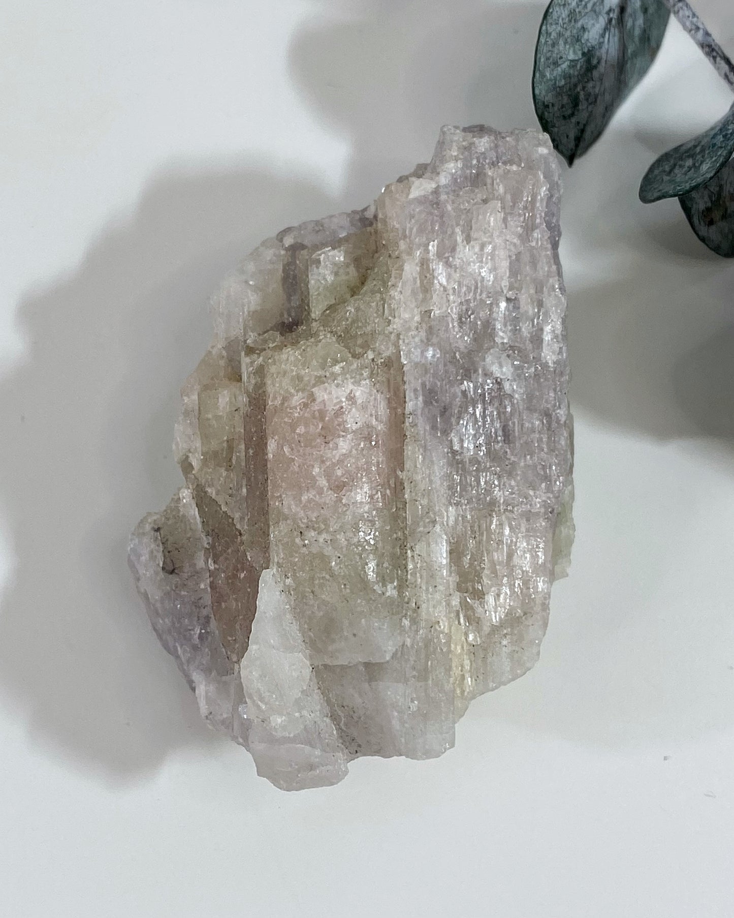 Pink Tourmaline and Lepidolite in Quartz