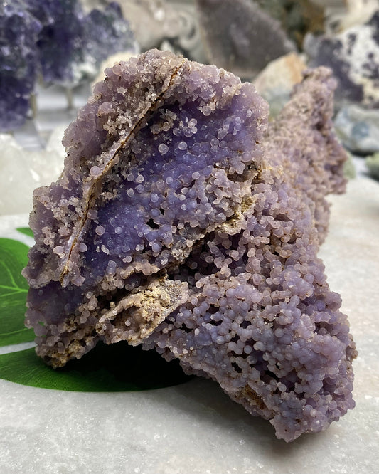 Large Grape Agate Statement Piece