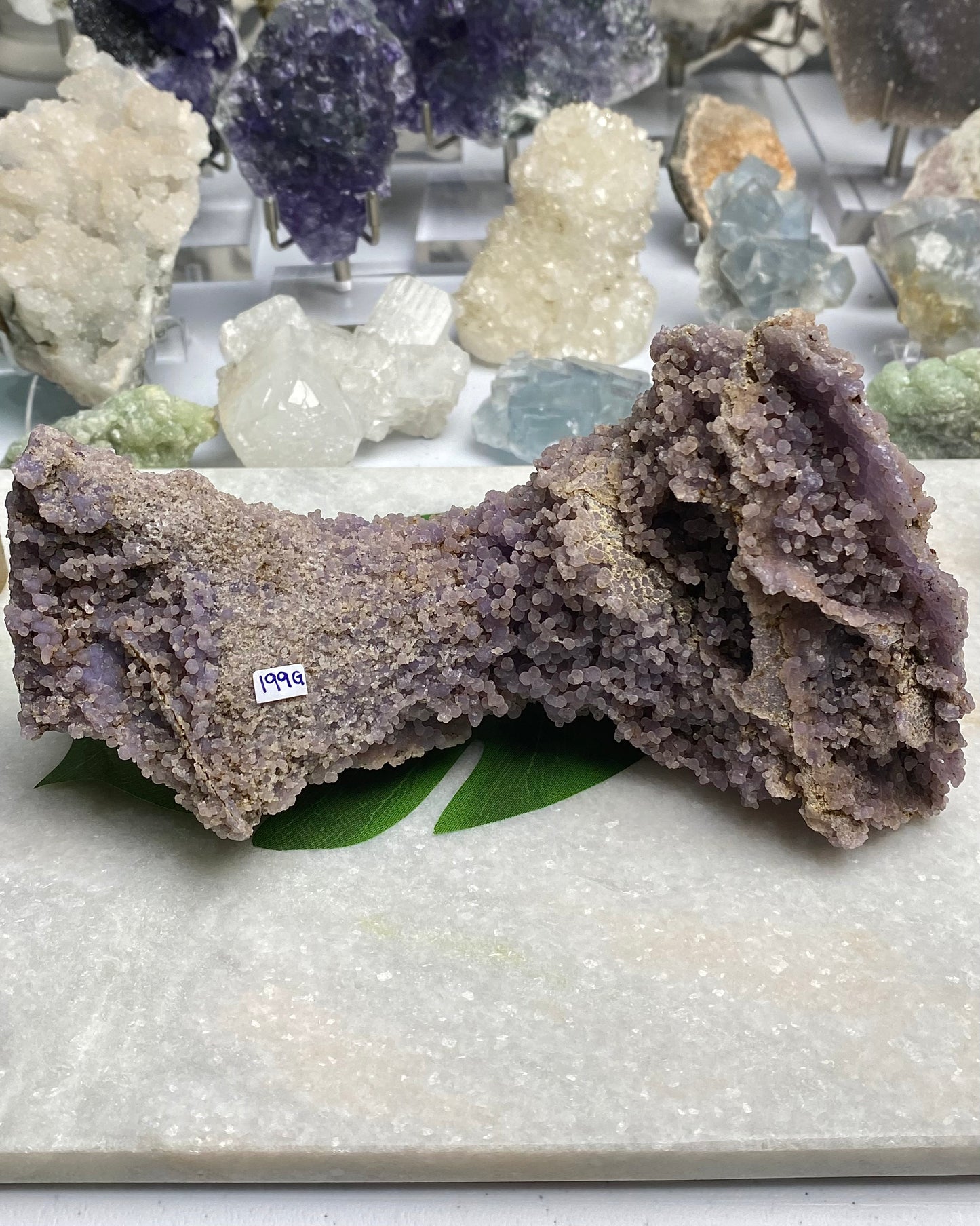 Large Grape Agate Statement Piece