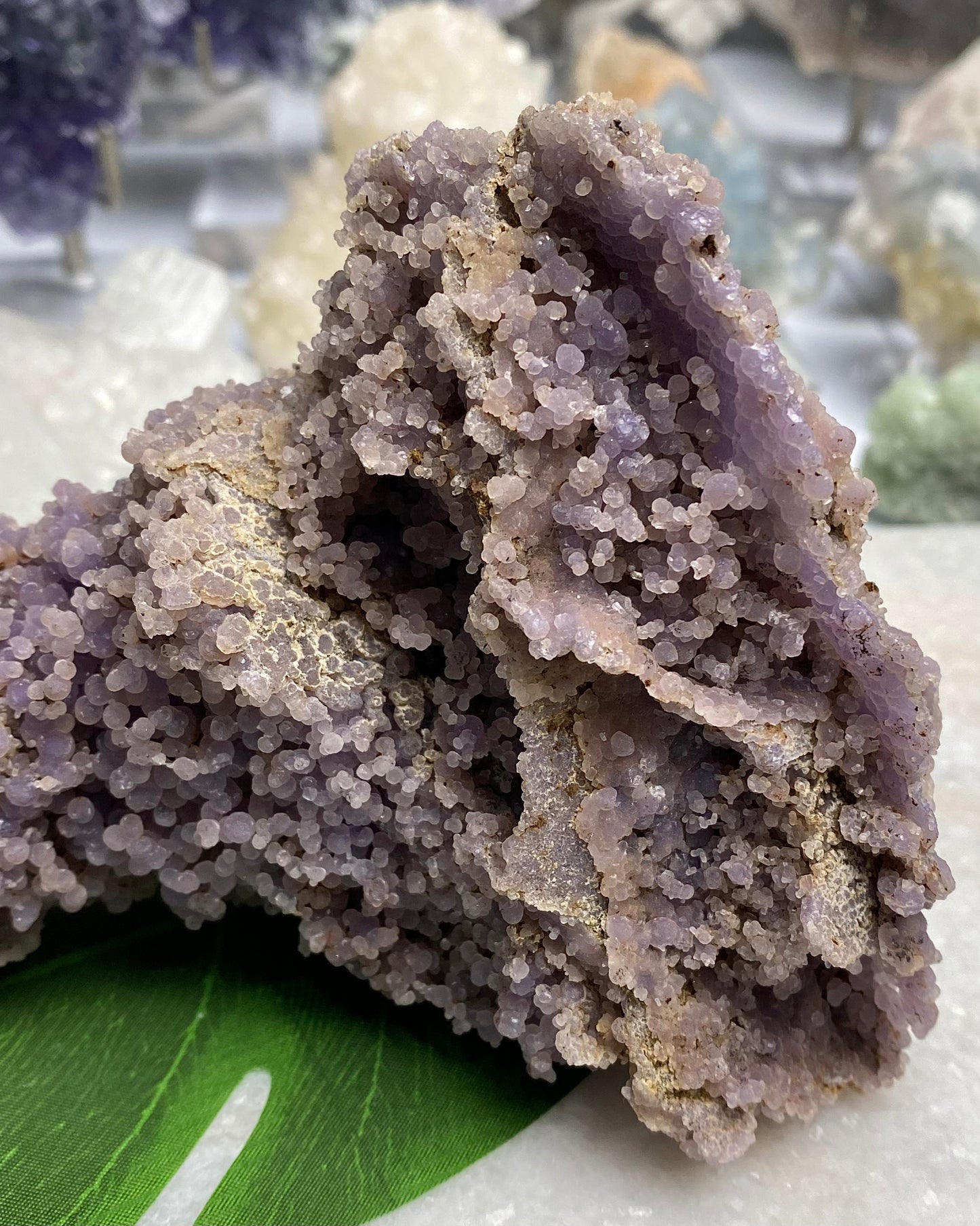 Large Grape Agate Statement Piece