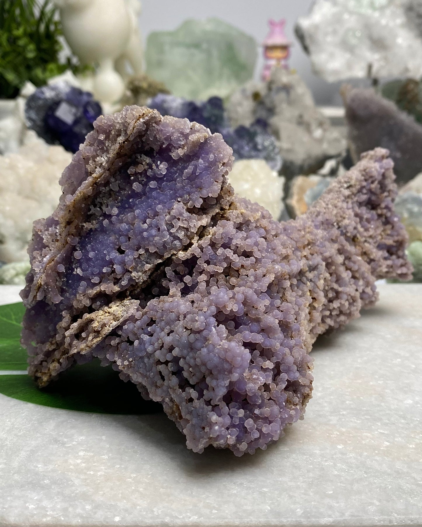 Large Grape Agate Statement Piece