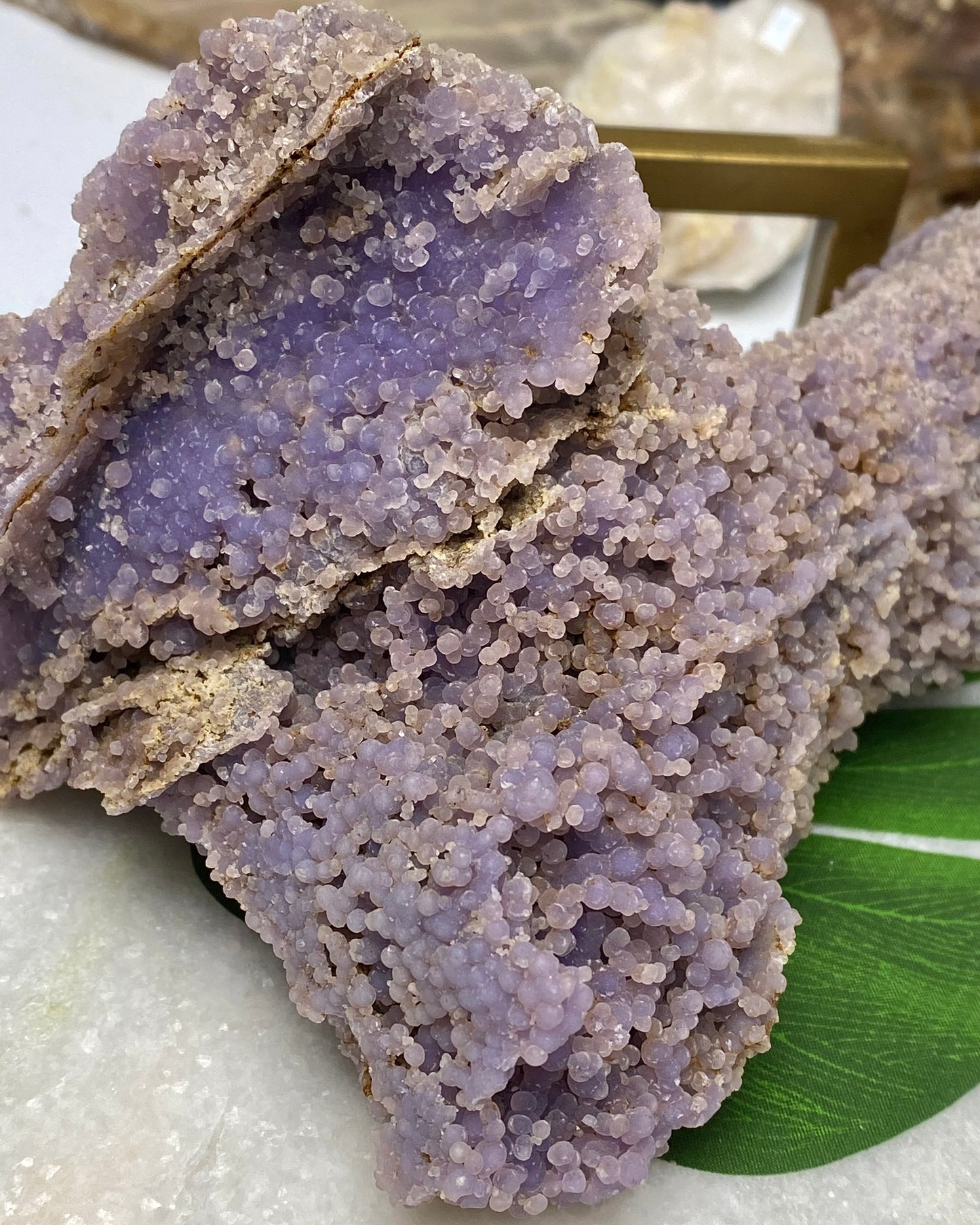 Large Grape Agate Statement Piece