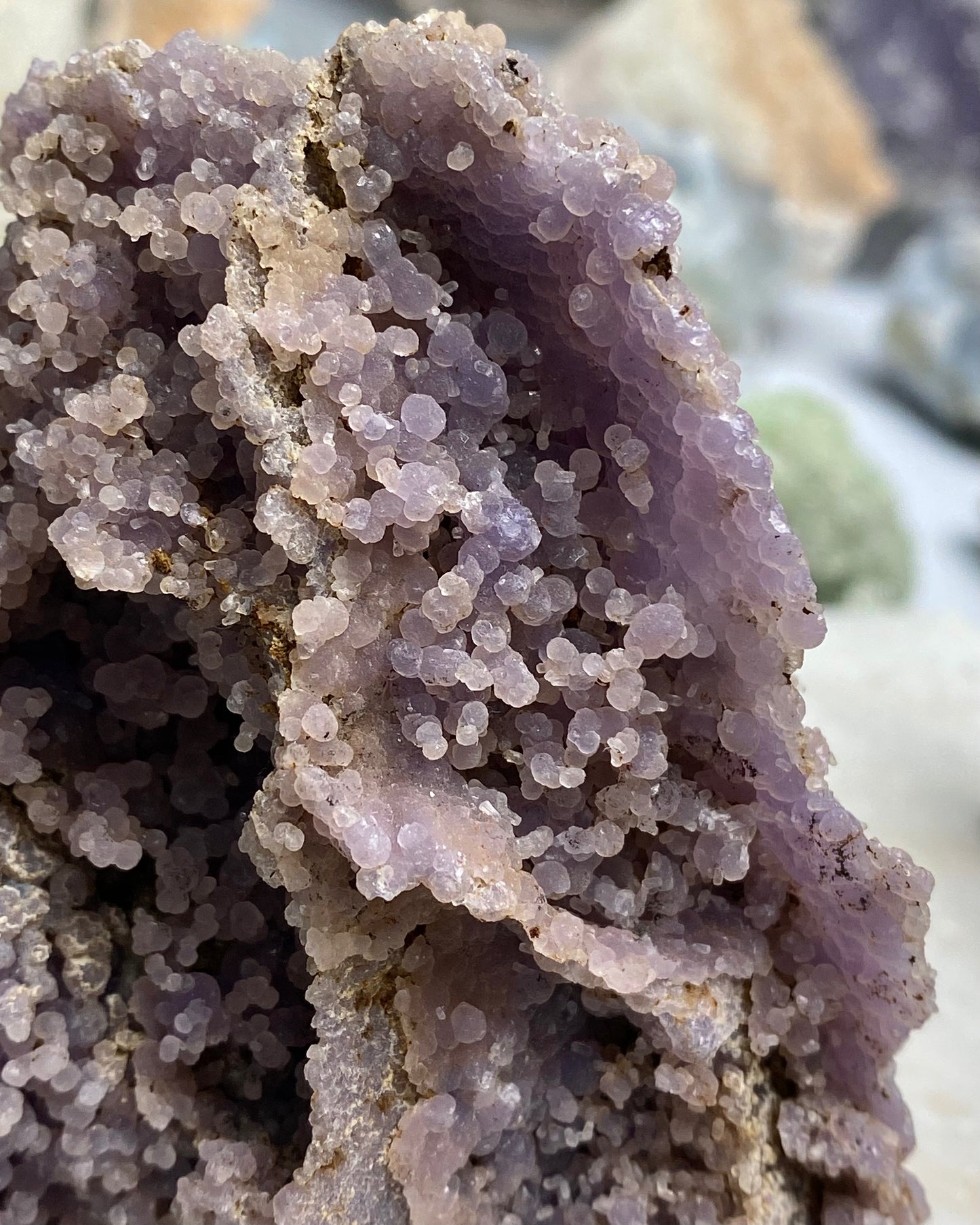 Large Grape Agate Statement Piece