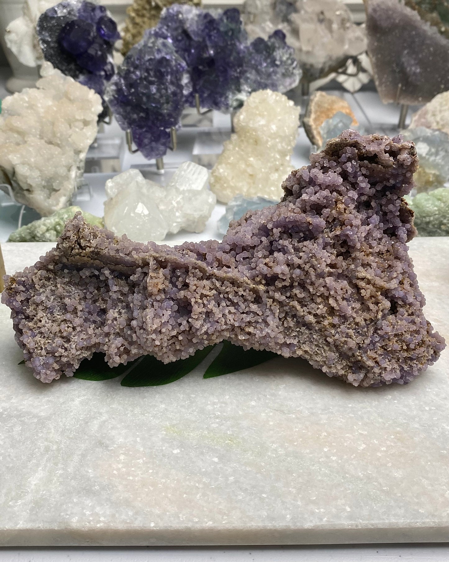 Large Grape Agate Statement Piece