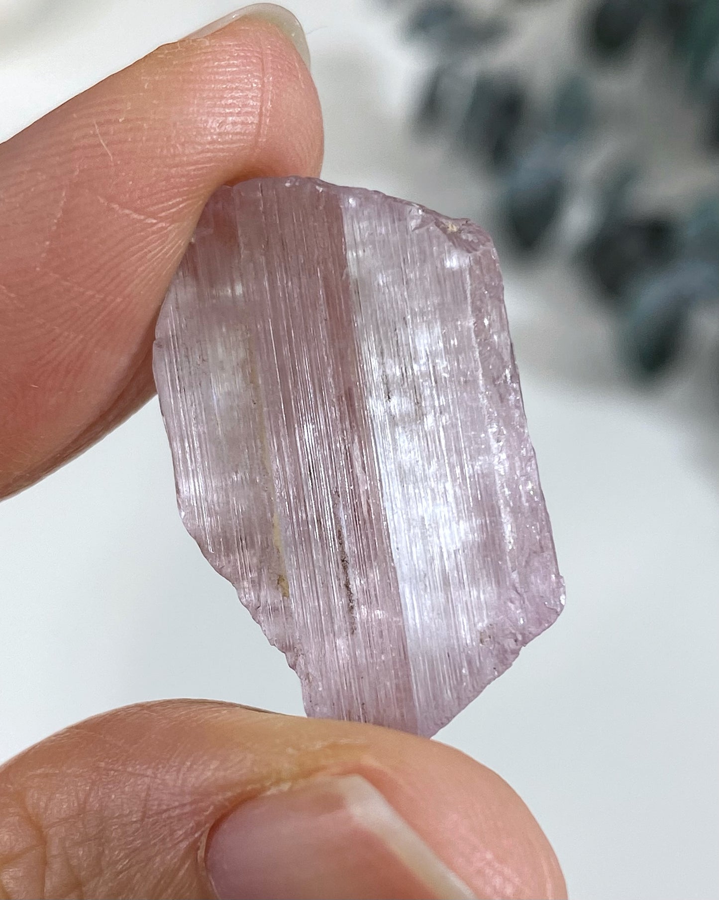 Pink Purple Kunzite Crystal