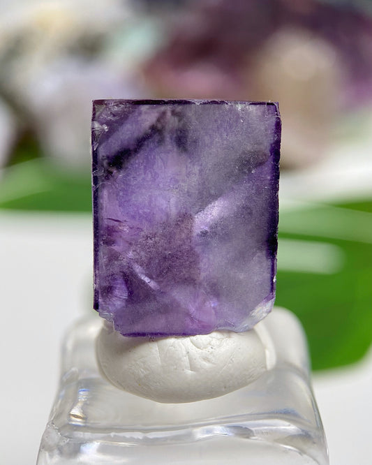Rectangular Purple Cubic Fluorite Yaogangxian Mine