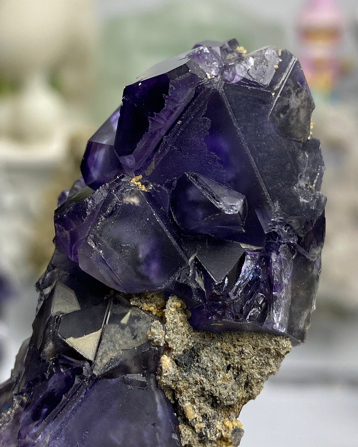 Tanzanite Fluorite