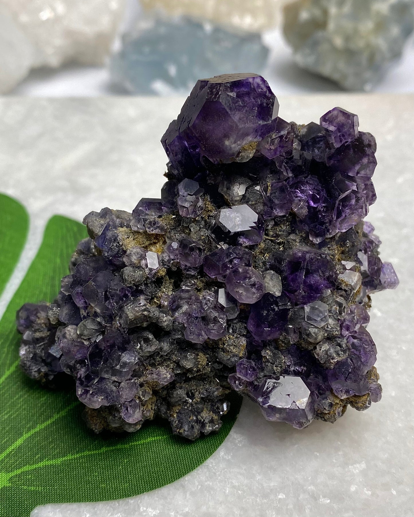Tanzanite Fluorite