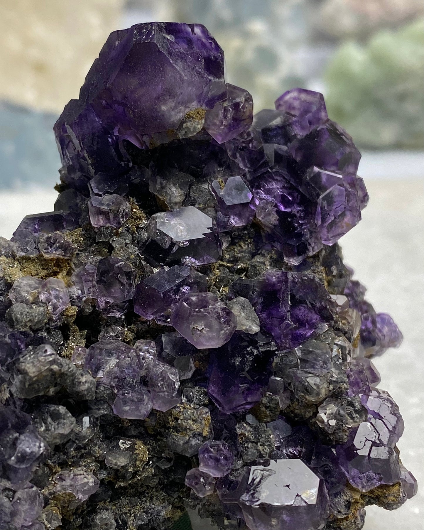 Tanzanite Fluorite
