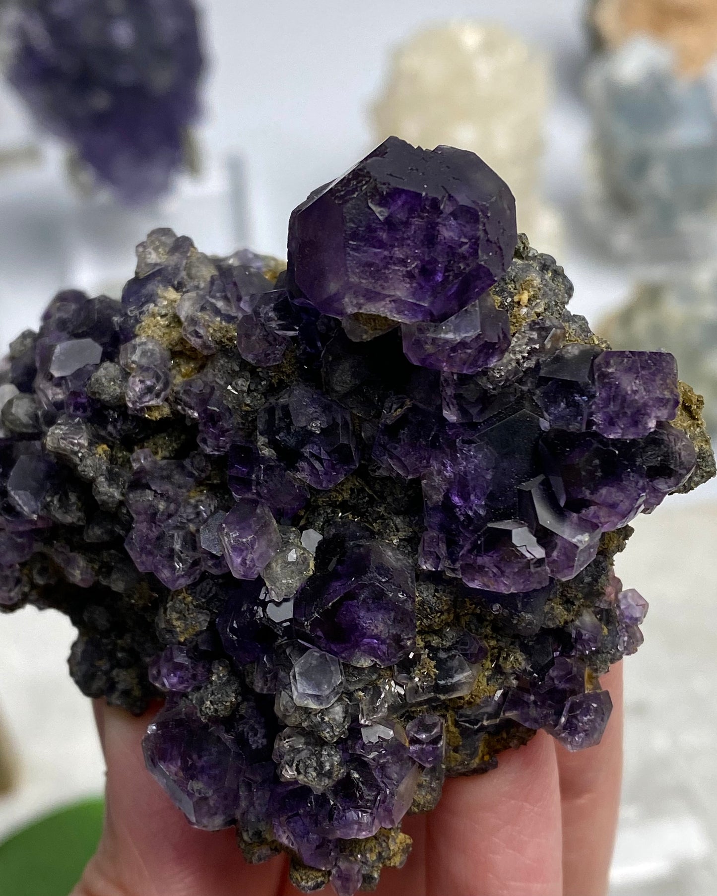 Tanzanite Fluorite