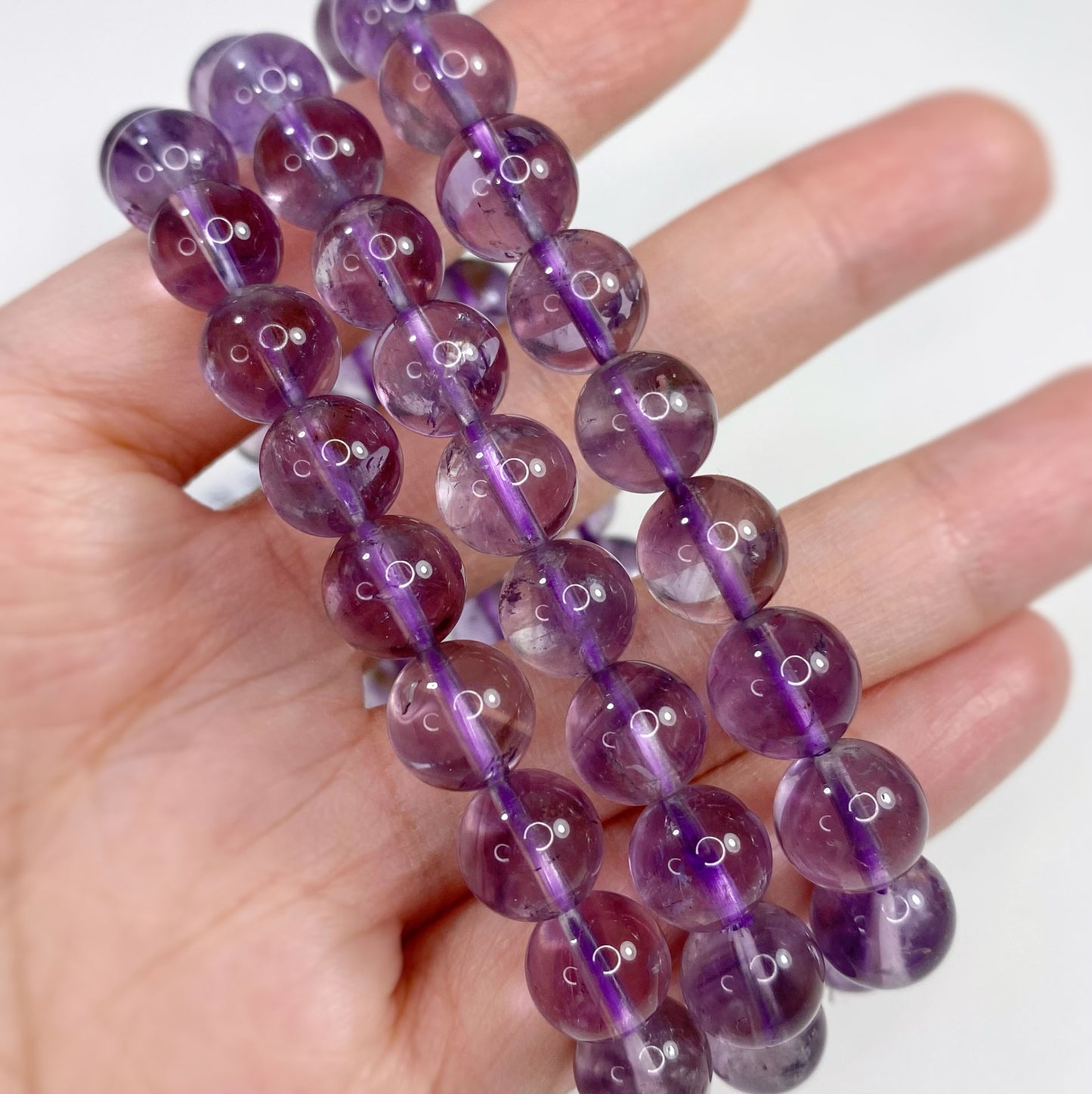Amethyst Bracelet 9mm