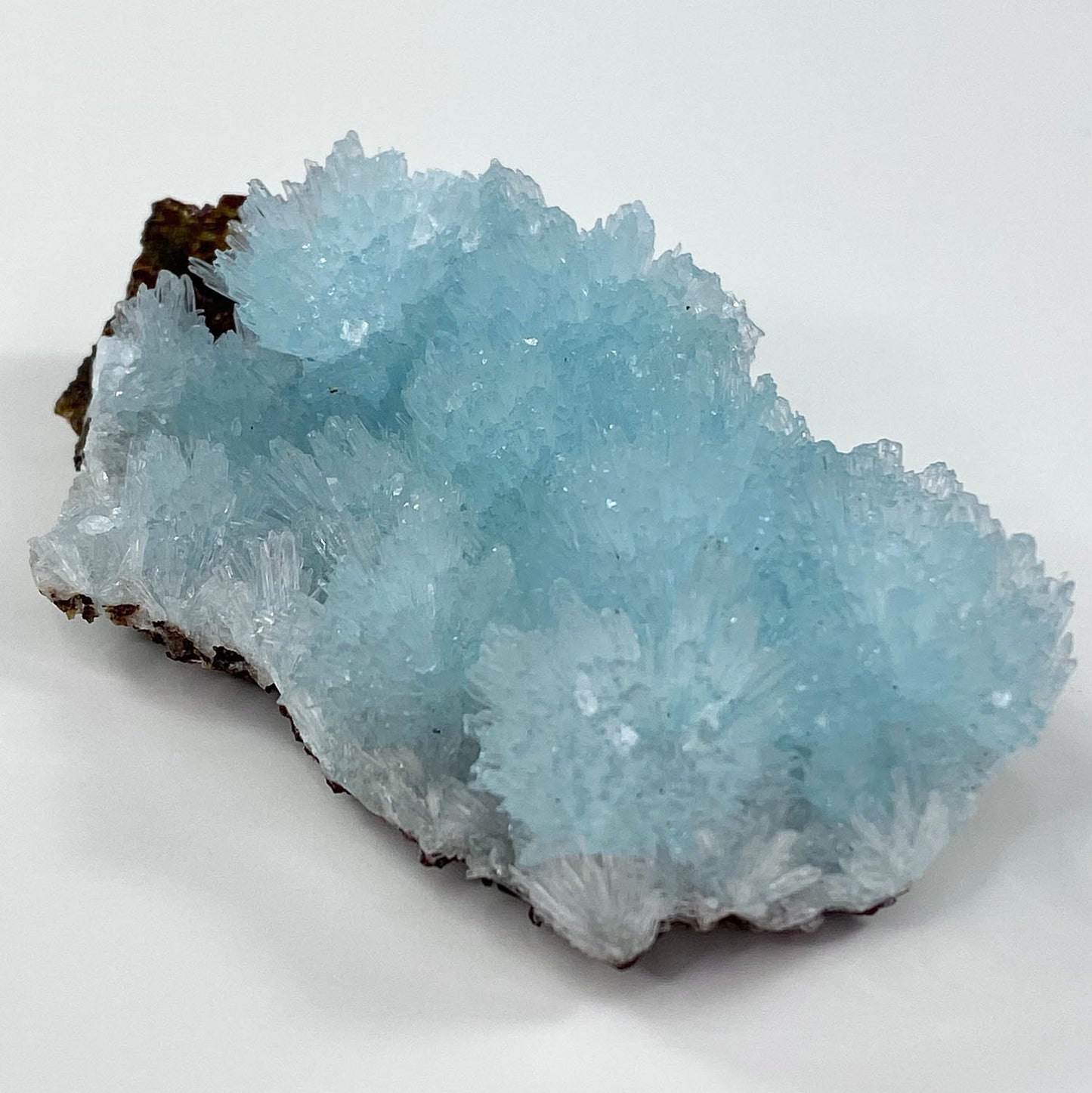 Blue Aragonite Mineral Specimen