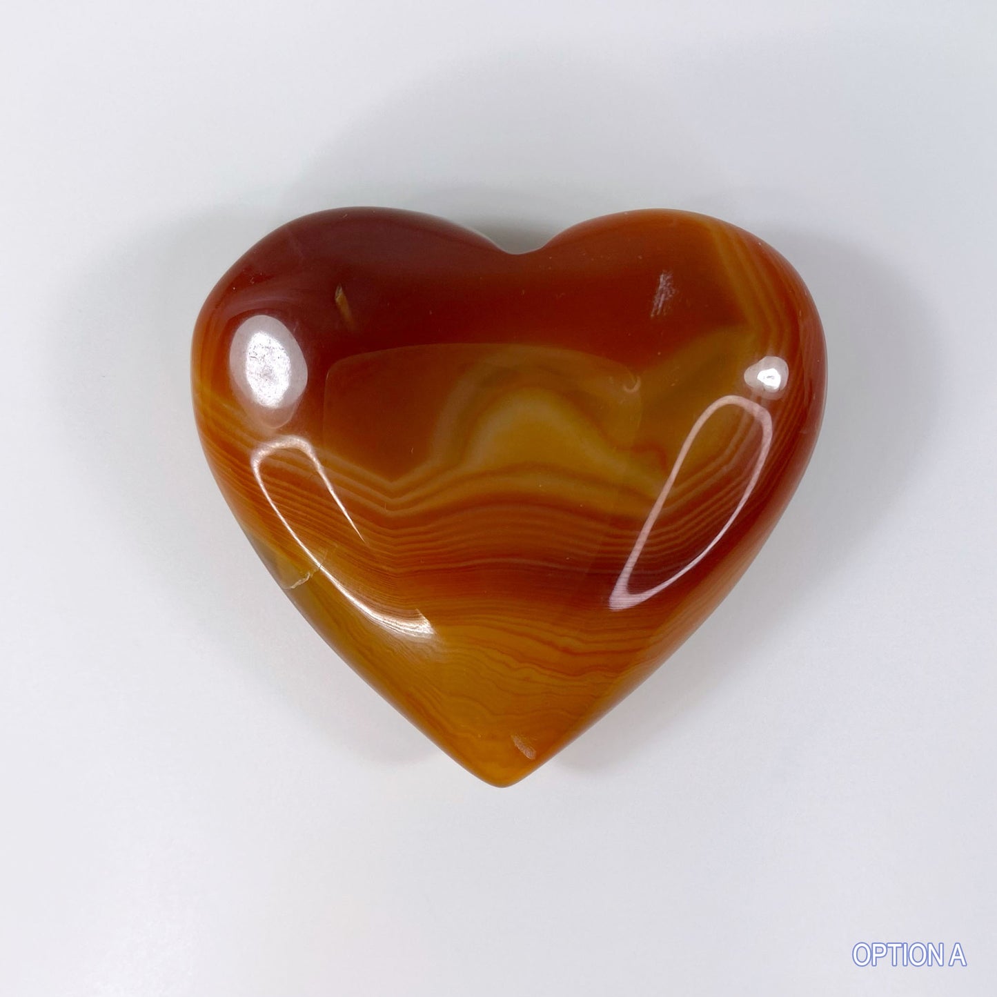 Gorgeous Carnelian Heart Carving