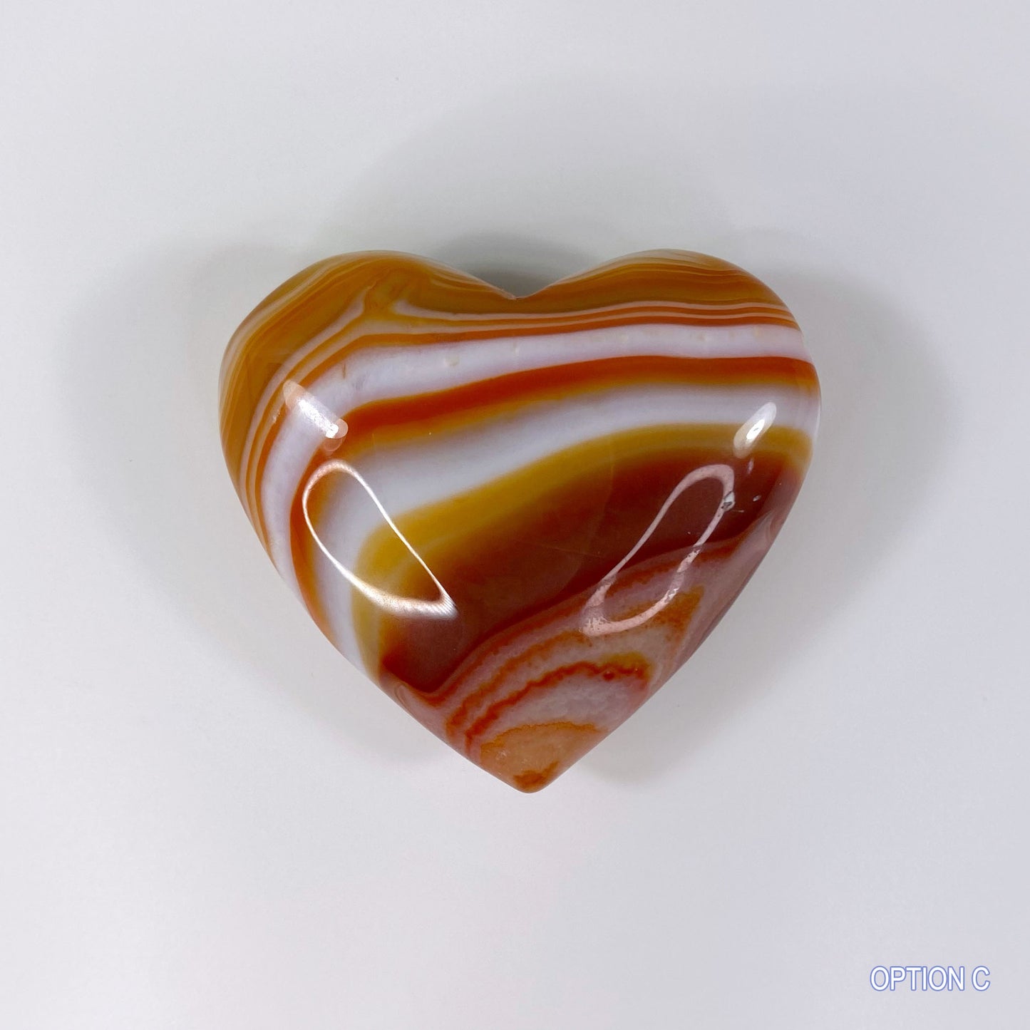 Gorgeous Carnelian Heart Carving