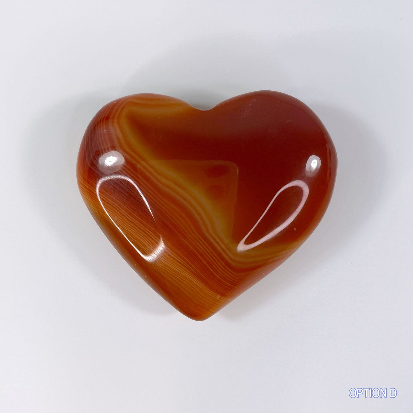 Gorgeous Carnelian Heart Carving