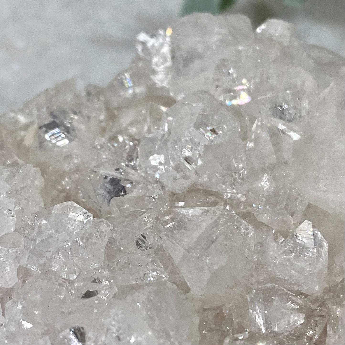 Sparkly Apophyllite Cluster