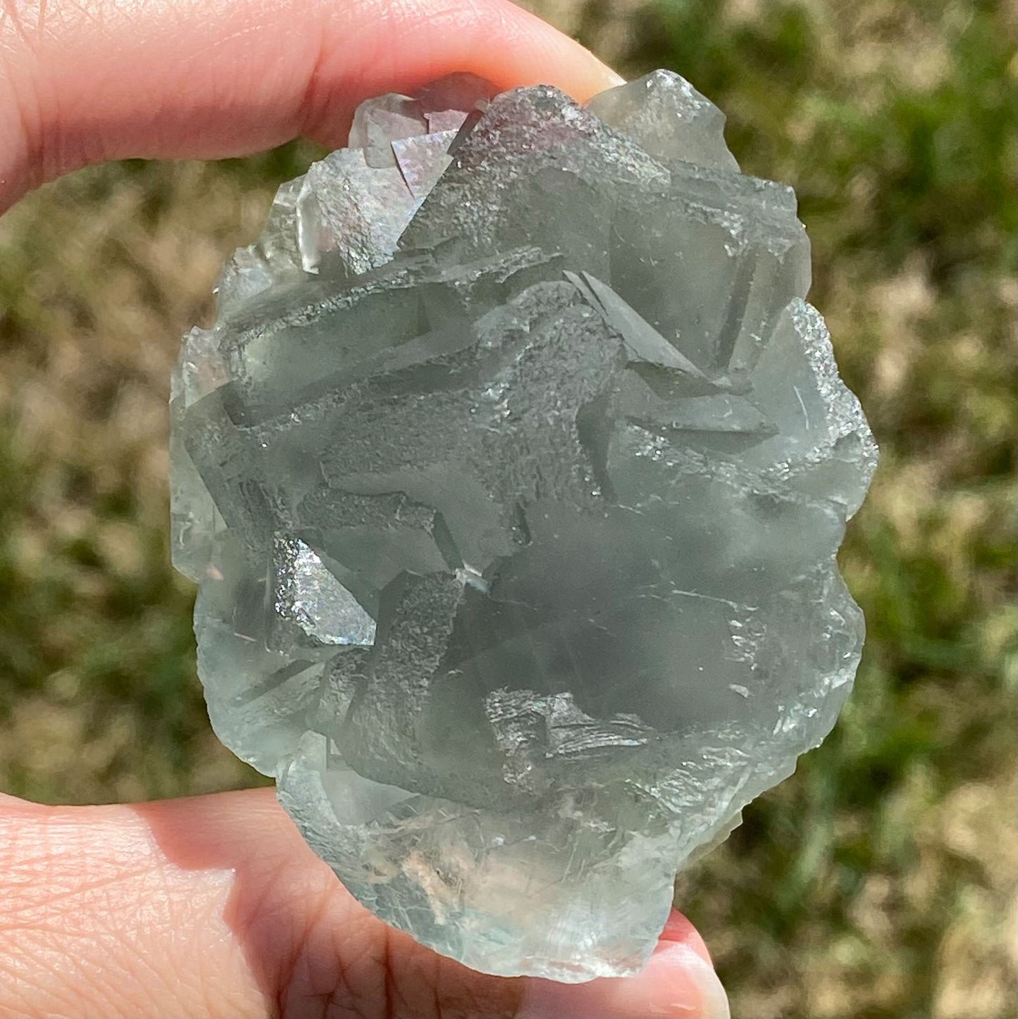 Green Cubic Fluorite Mineral Specimen