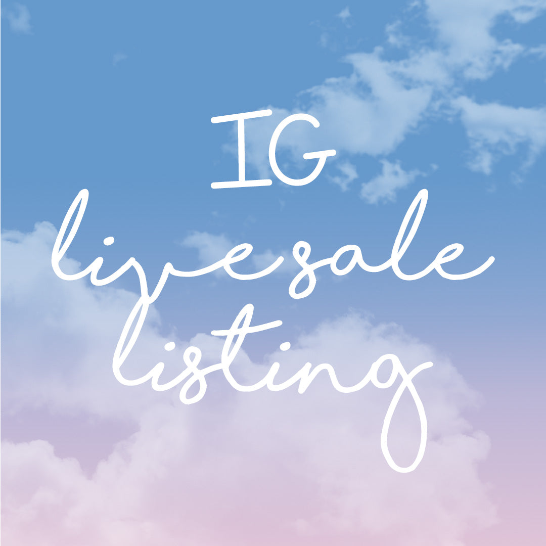 IG Live Sale Nov 6 - kwolbs
