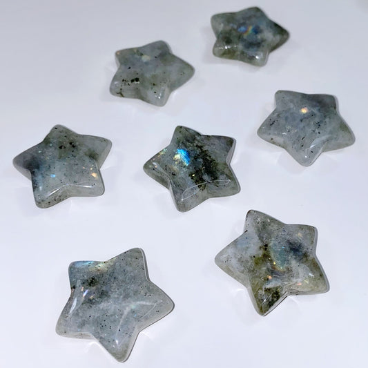 Labradorite Star Carving