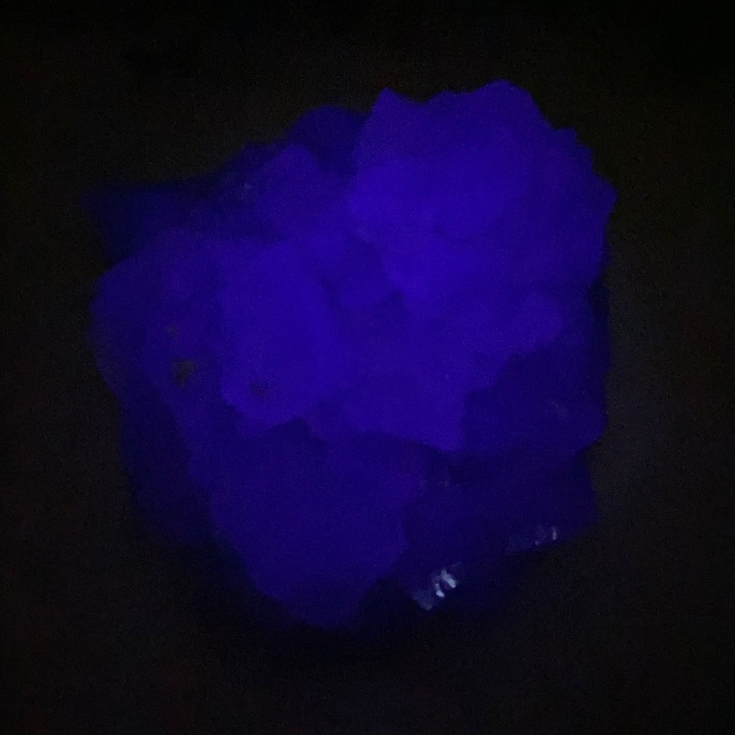 Large Light Blue Cubic Fluorite Cluster on Quartz