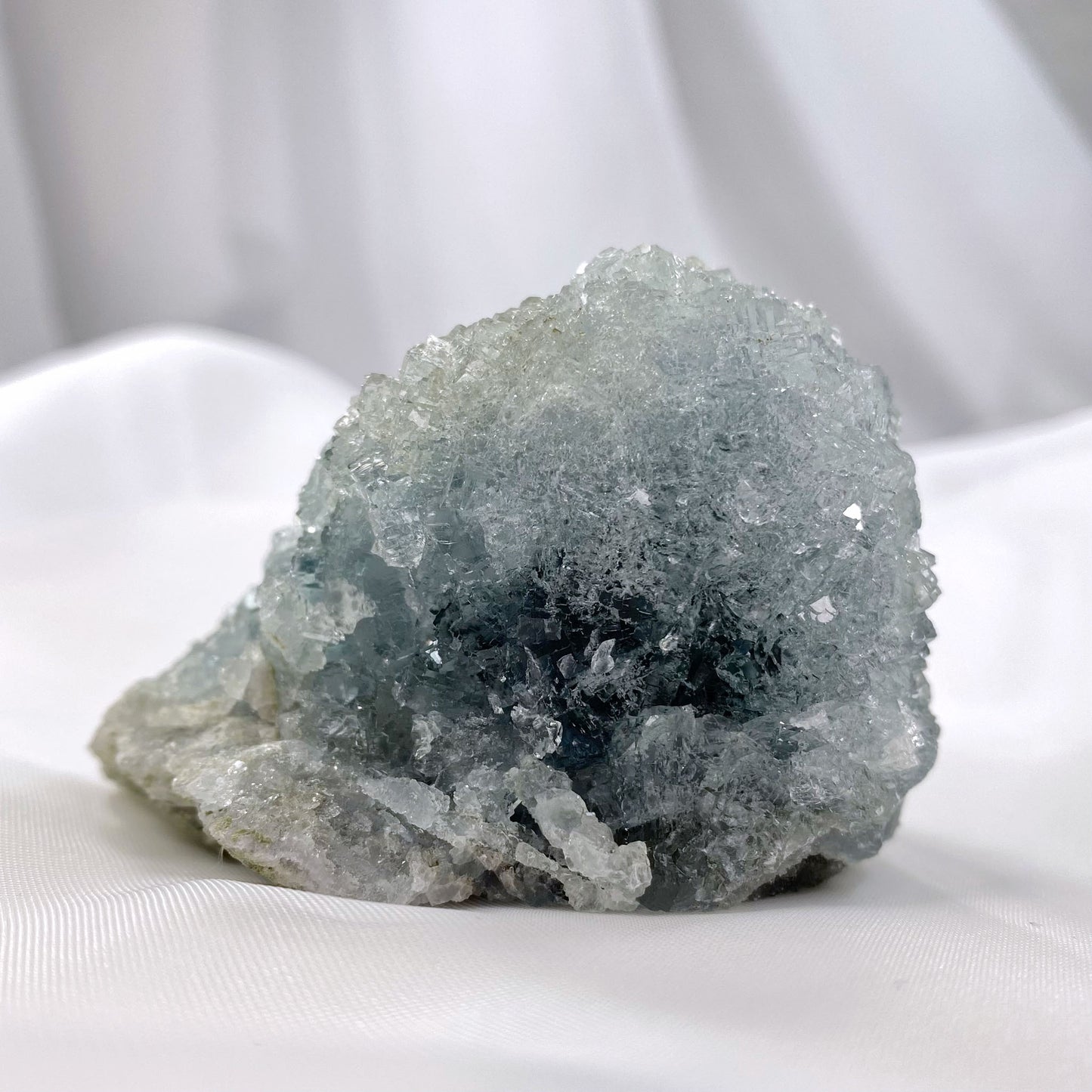 Snowcone Blue Fluorite Mineral Specimen