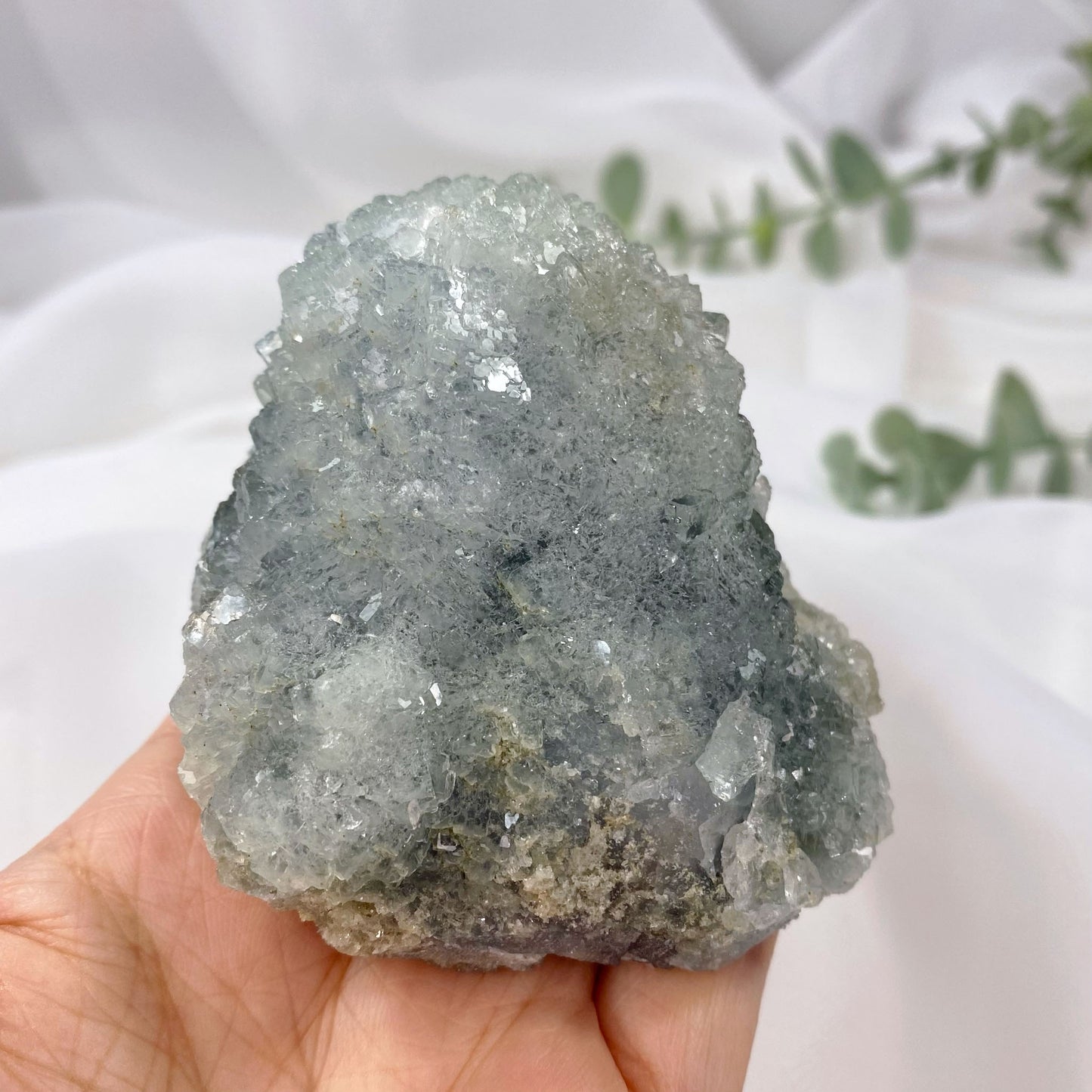 Snowcone Blue Fluorite Mineral Specimen