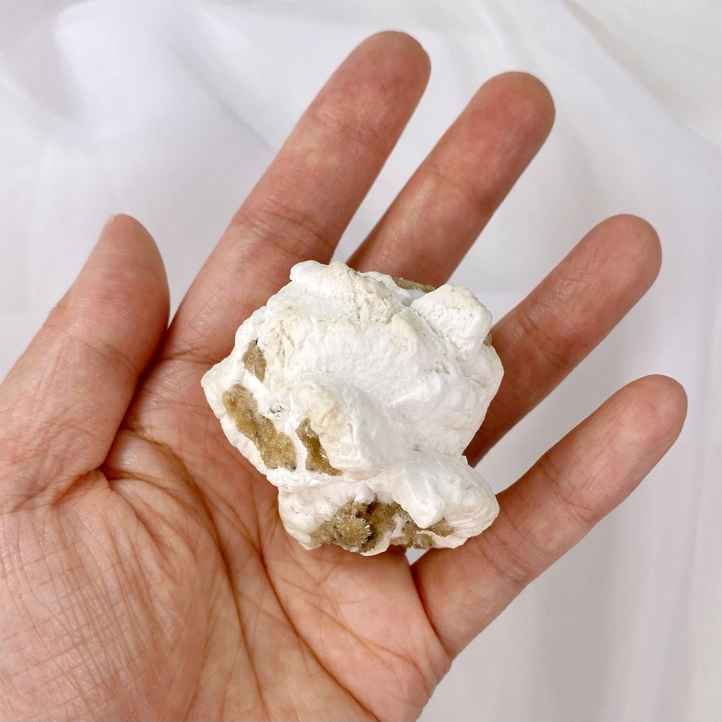Popcorn Gypsum with Calcite Specimen