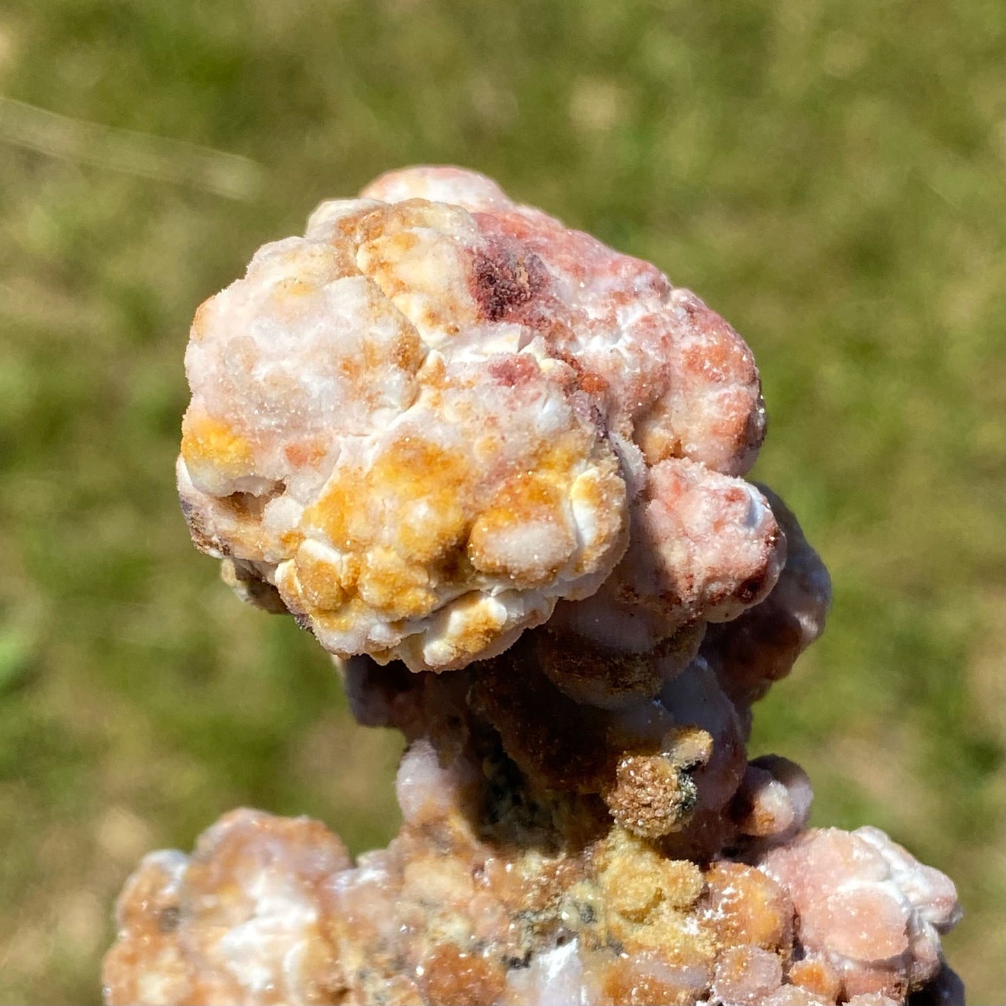 Popcorn Gypsum Purple Pink Selenite Specimen