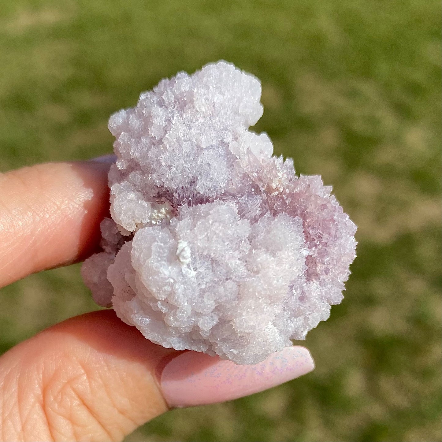 Rare Sparkly Pink Purple Creedite Mineral Specimen