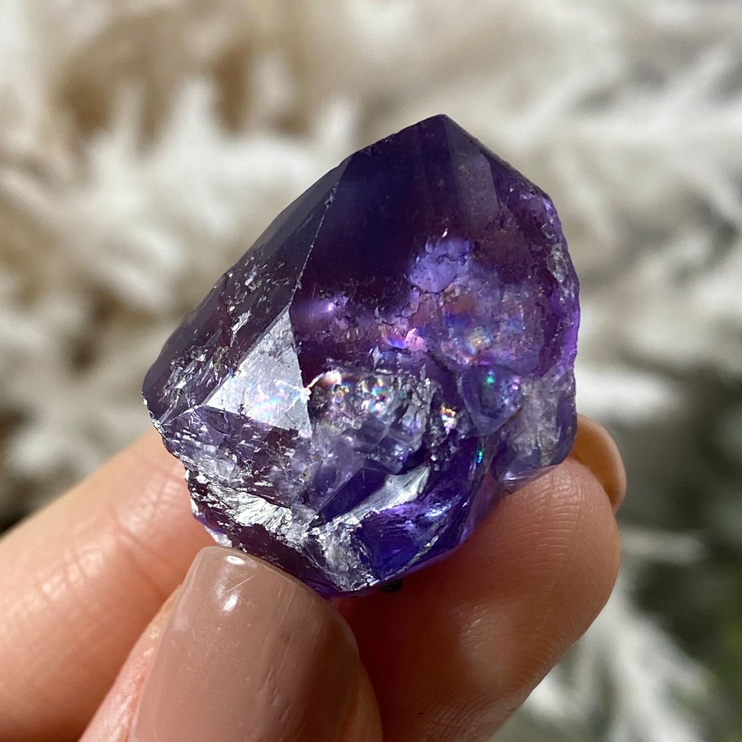 Deep Purple & Blue Octahedral Fluorite New Find