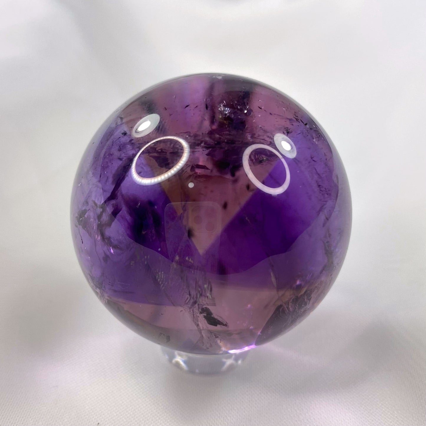 AAA Ametrine Amethyst Sphere with Trapiche-like Zoning