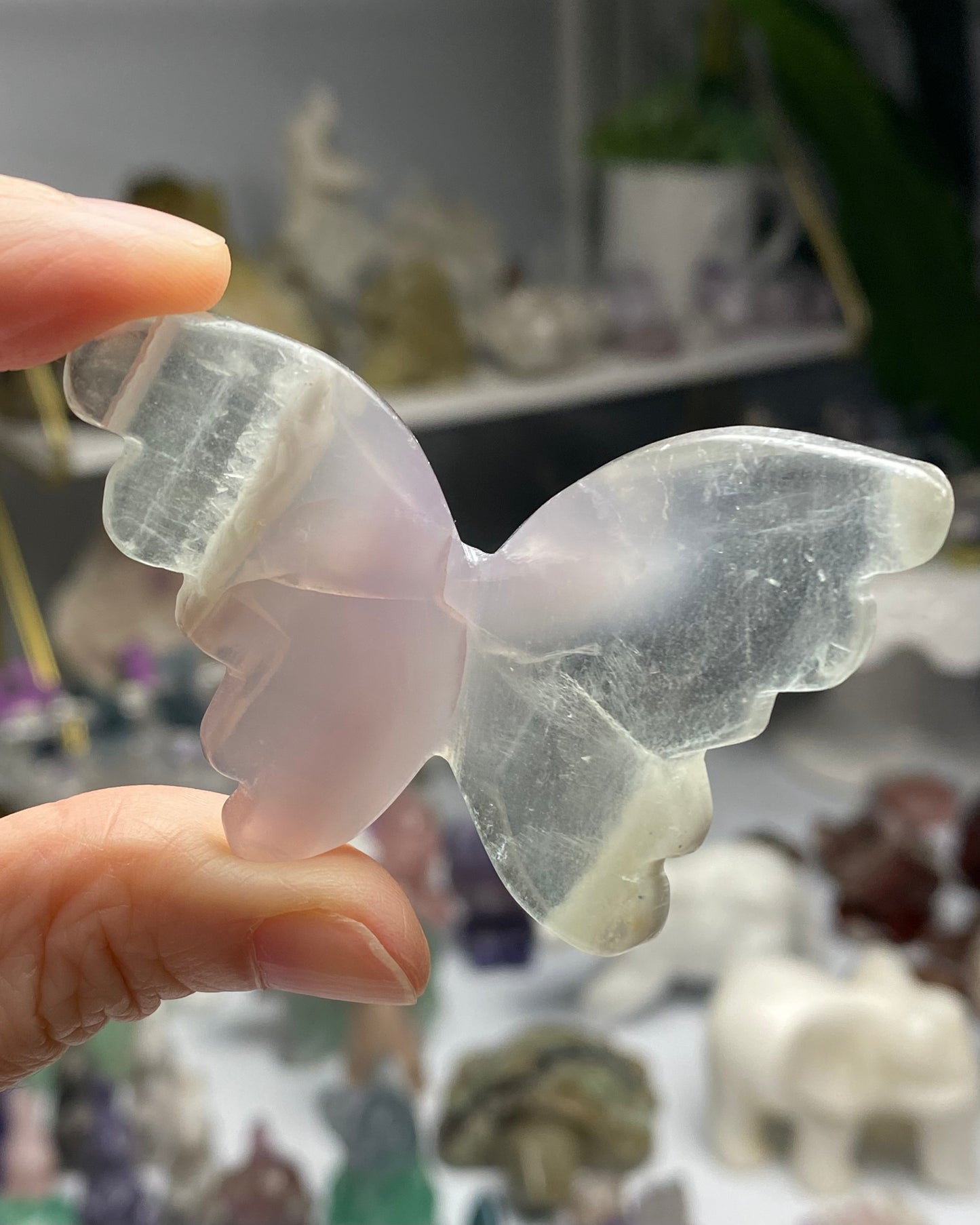 Lavender Fluorite Butterfly