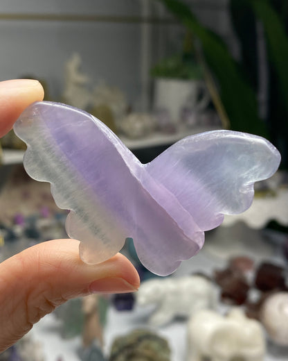 Lavender Fluorite Butterfly