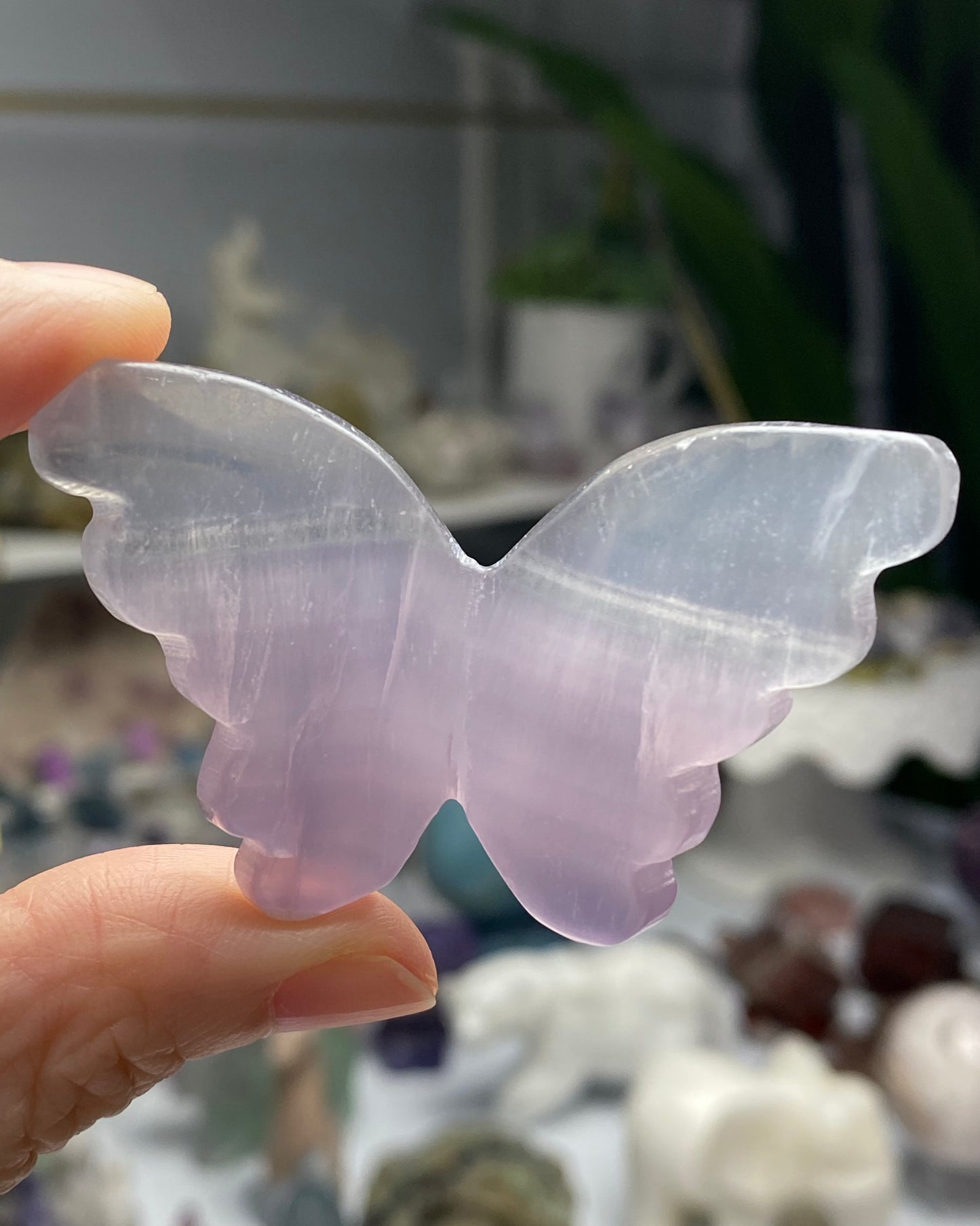Lavender Fluorite Butterfly