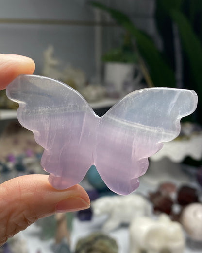Lavender Fluorite Butterfly