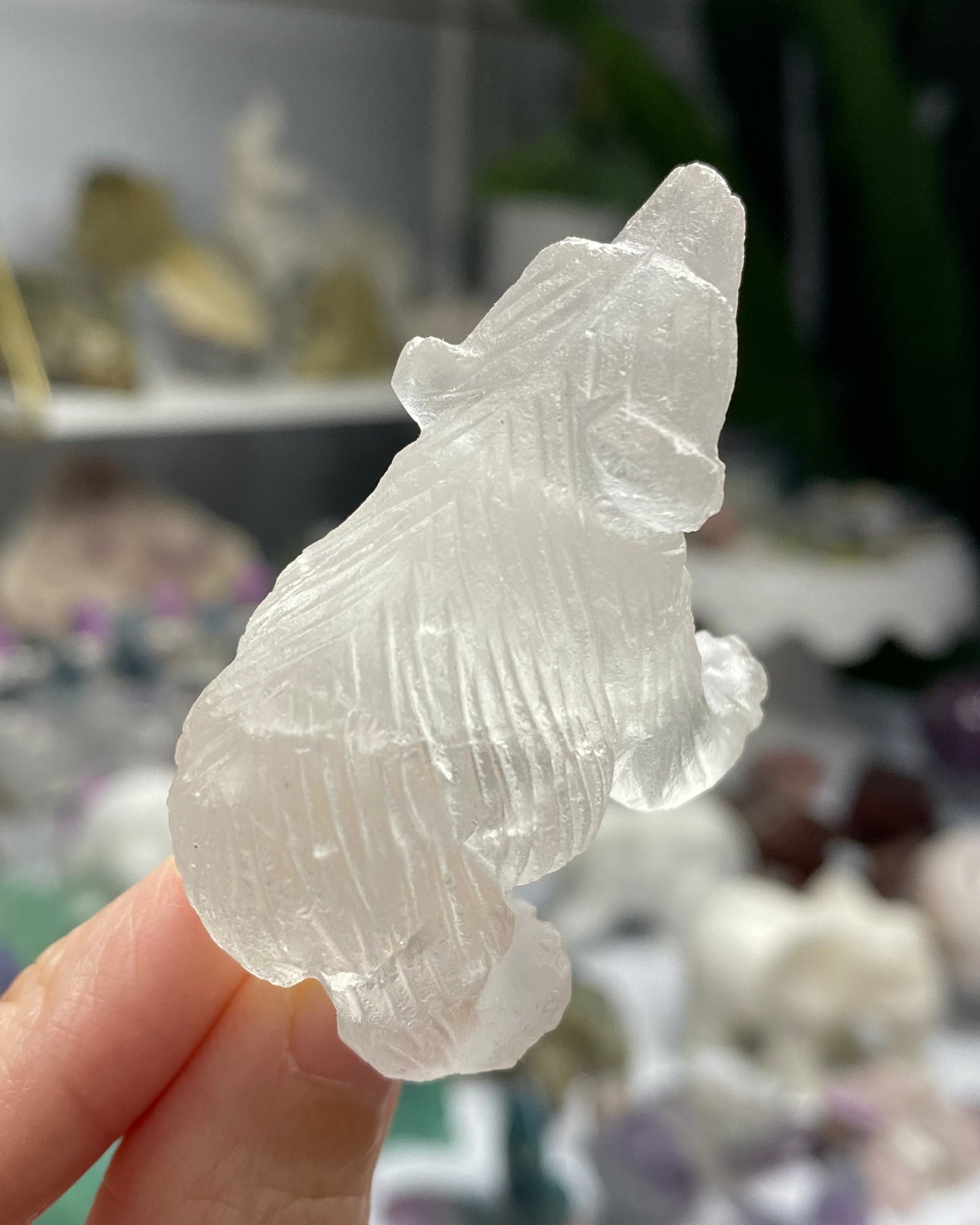 Clear Quartz Bear