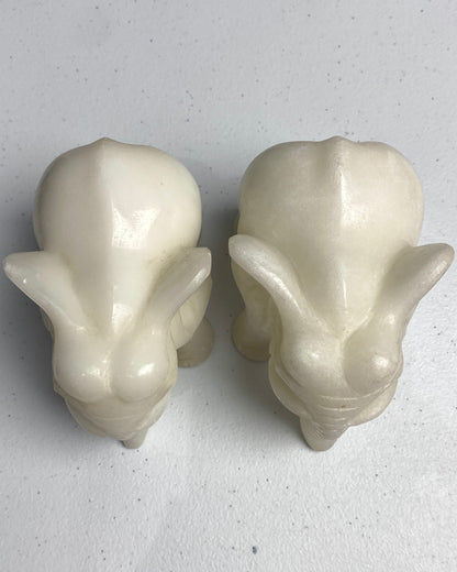 White Jade Elephant