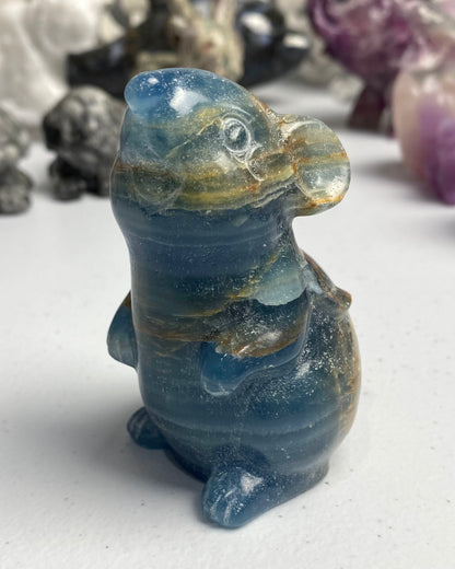 Blue Banded Calcite Mouse