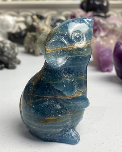 Blue Banded Calcite Mouse
