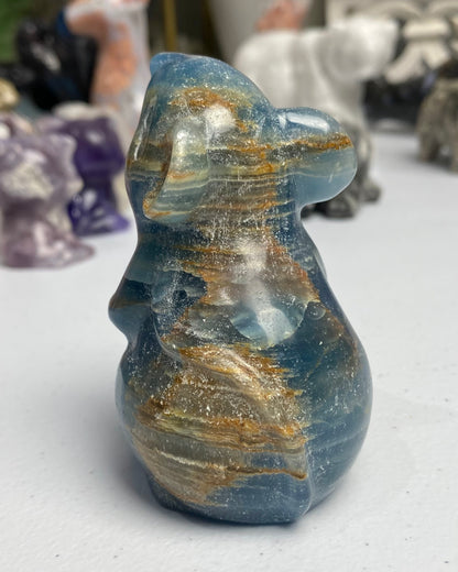 Blue Banded Calcite Mouse