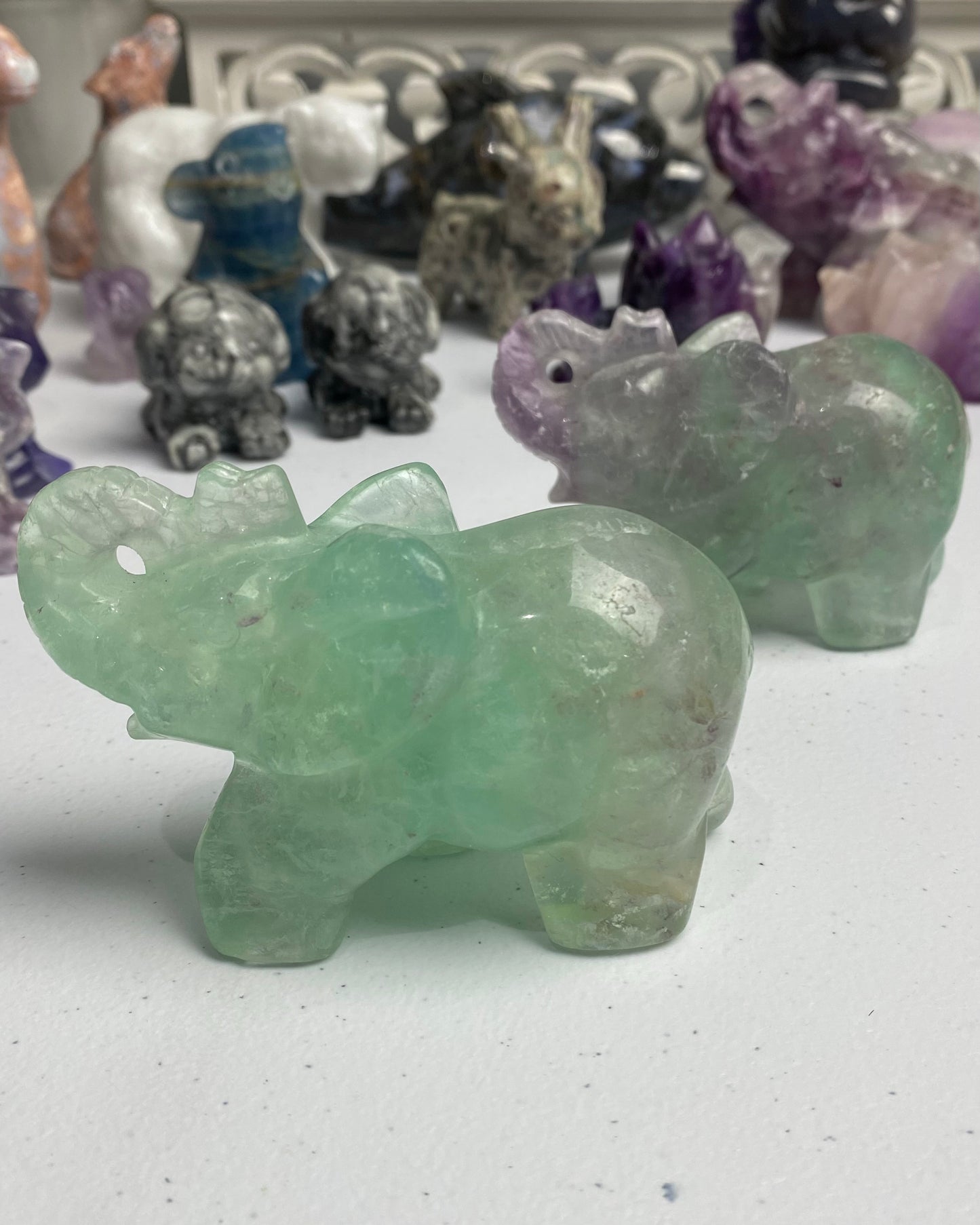 Fluorite Elephant