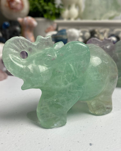 Fluorite Elephant