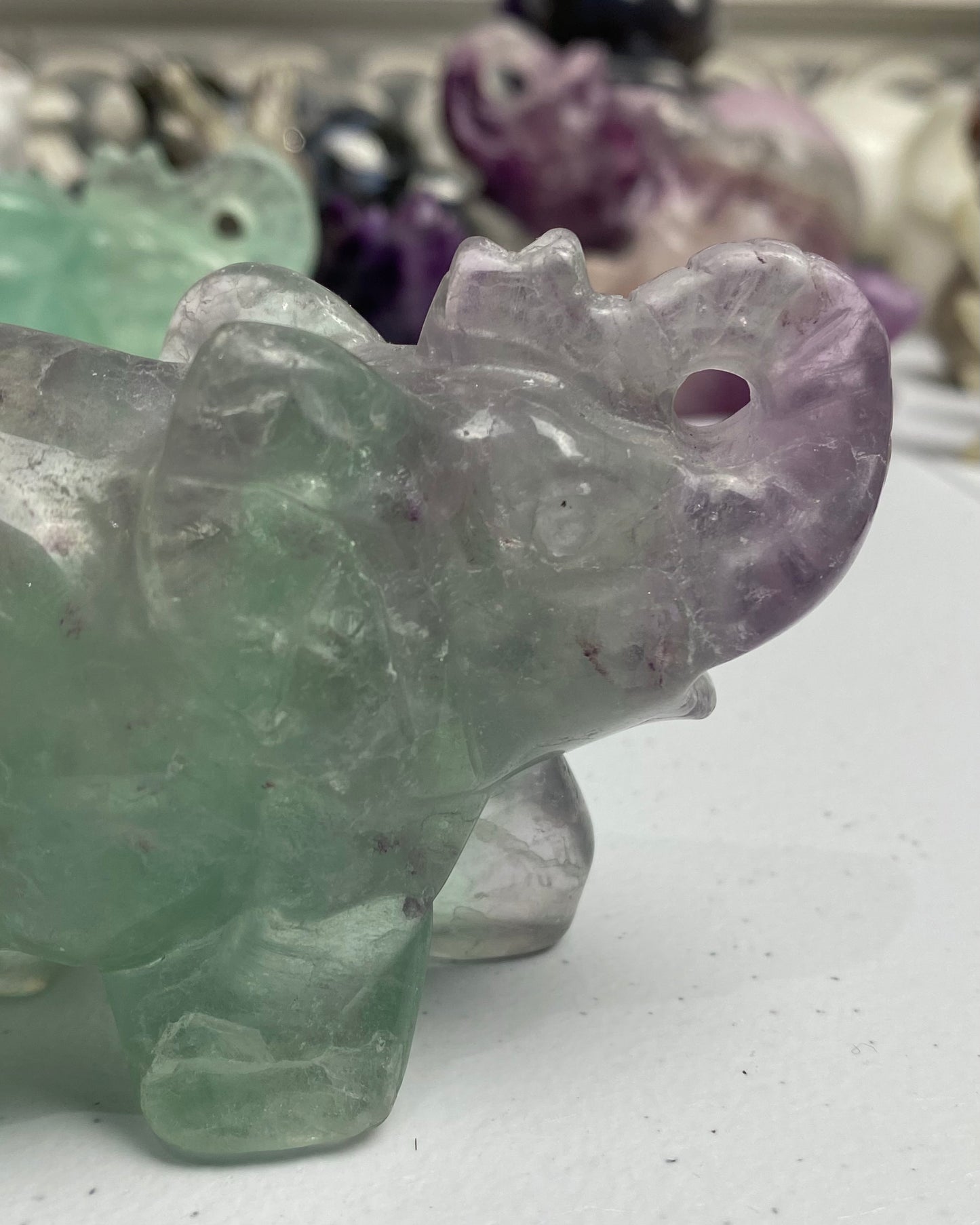 Fluorite Elephant