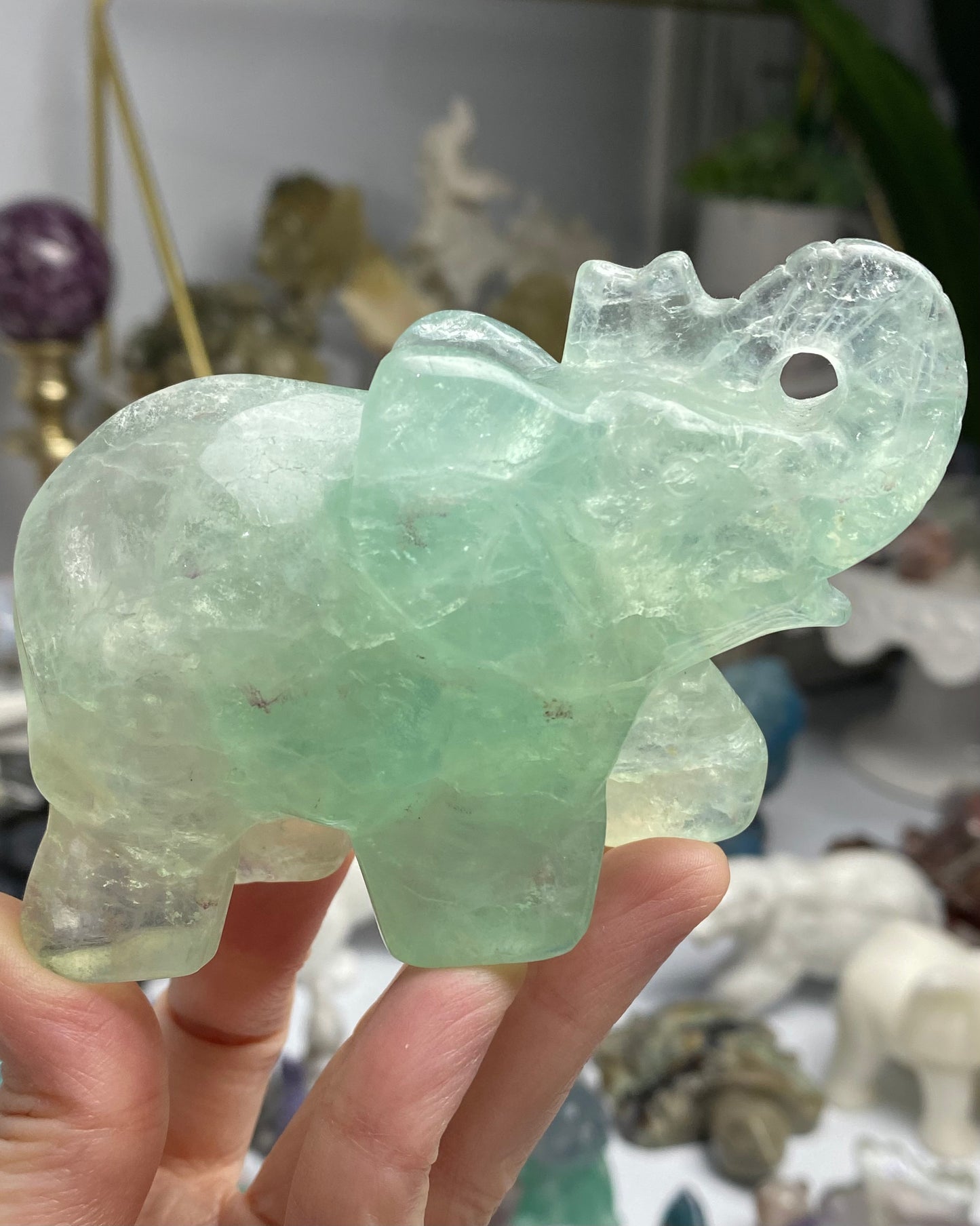 Fluorite Elephant